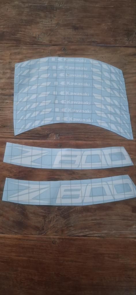 Stickers Kawasaki Z800  voorvelg 17", Motoren, Ophalen of Verzenden