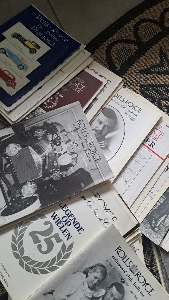 Rolls-Royce Club Bladen Jaren '80 & '90 - Collectorsitem, Ophalen of Verzenden, Gelezen, Overige merken