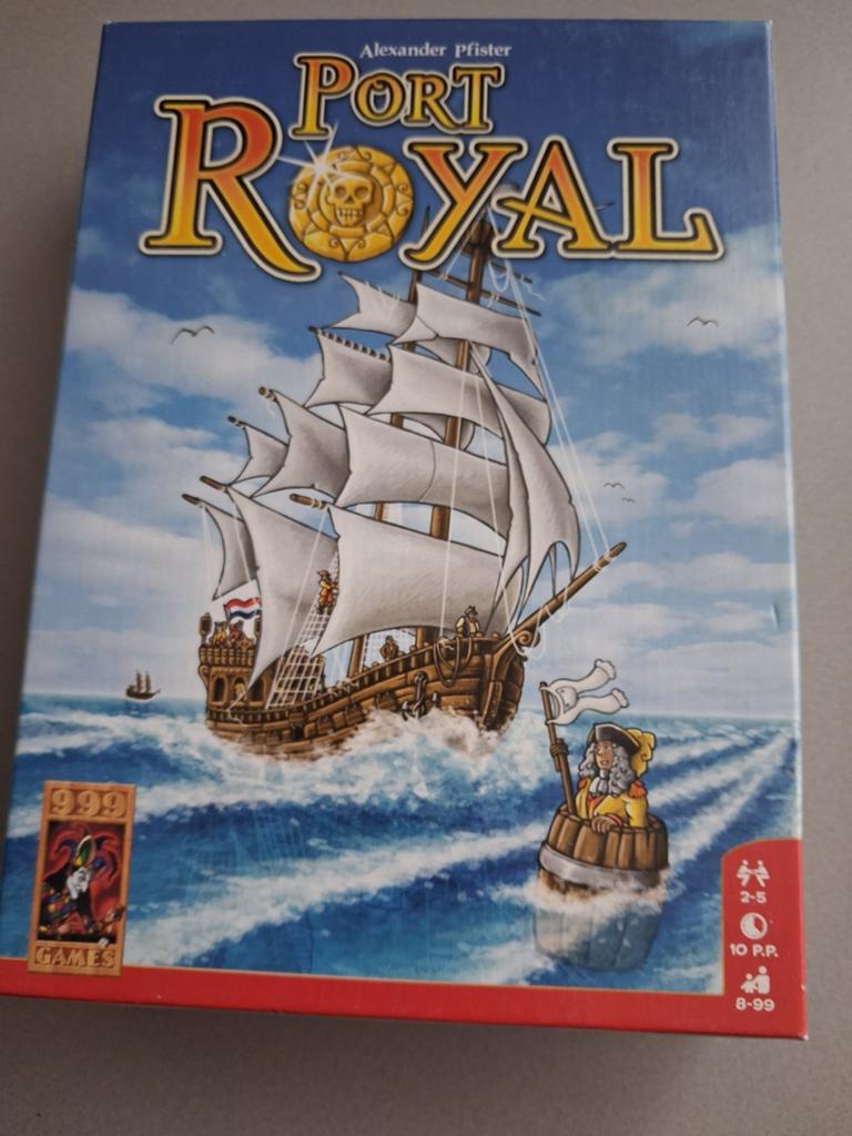 Port Royal Kaartspel - Avontuurlijk Piratenspel, Vijf spelers of meer, Ophalen of Verzenden, Gebruikt, 999 Games
