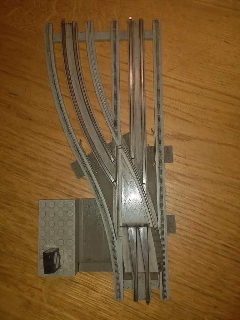 lego nr 7859 12v trein wissel links handbediening, Gebruikt, Overige thema's, Lego, Overige typen