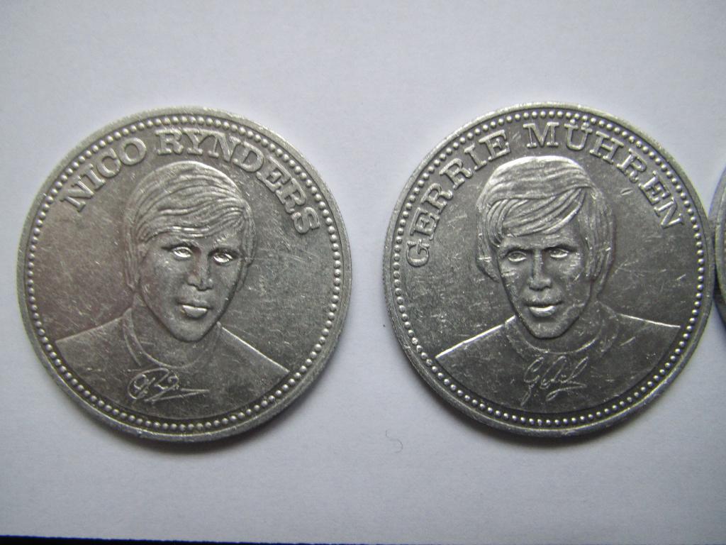 5 Shell Munten, Voetbal Top 20 van 1970., Ophalen, Koningin Juliana, Setje