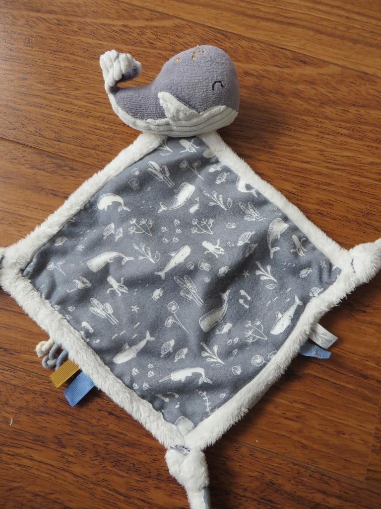 Knuffeldoek walvis Little dutch (1.7), Kinderen en Baby's, Speelgoed | Knuffels en Pluche, Ophalen of Verzenden, Zo goed als nieuw