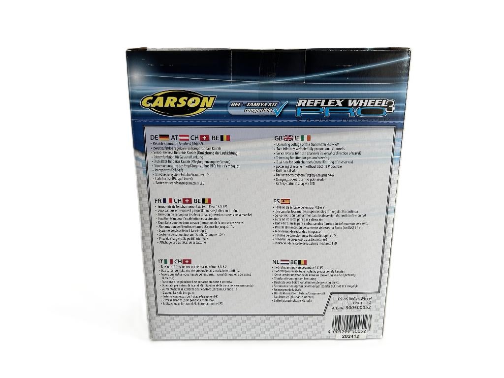 Carson 500052 Reflex Wheel PRO3 2,4GHz C500052, Ophalen of Verzenden, Nieuw, Overige schalen, Onderdeel