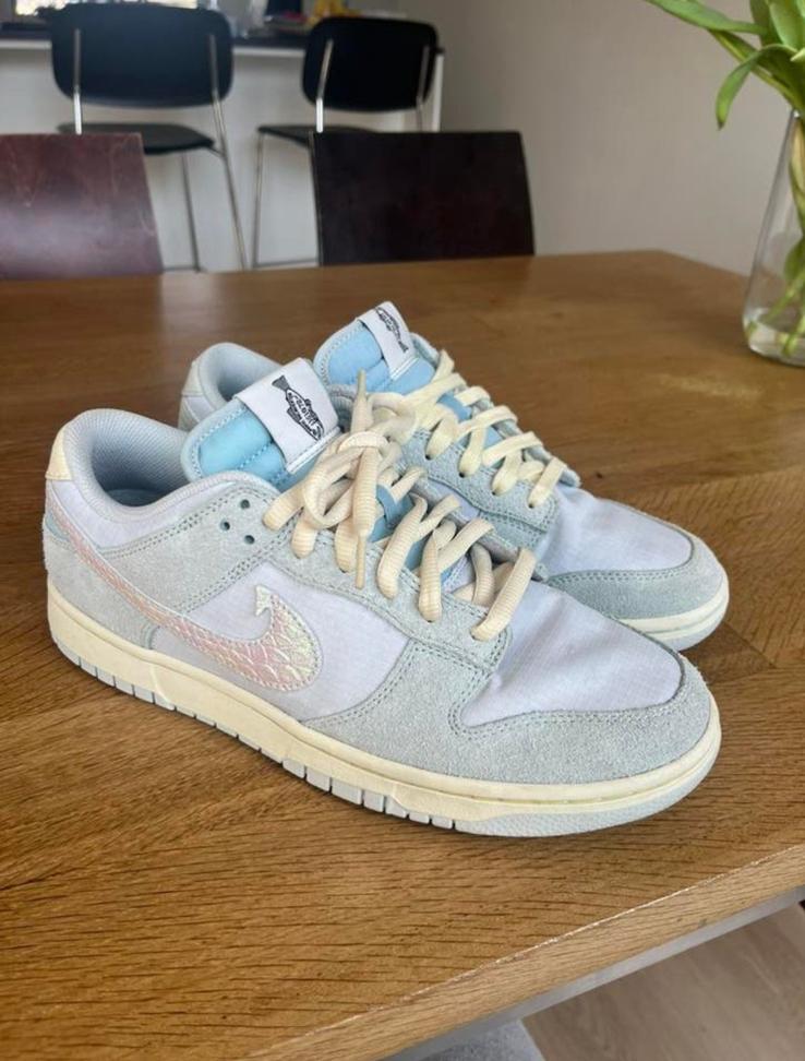 Nike dunks low se ‘gone fishing’, maat 42,5, Overige kleuren, Ophalen of Verzenden, Sneakers of Gympen, Zo goed als nieuw