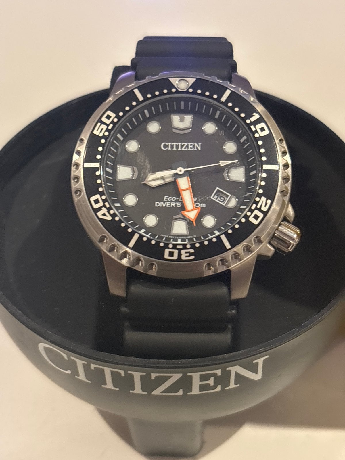 Nieuw Citizen Eco-Drive Duikhorloge - Heren Polshorloge, Staal, Nieuw, Kunststof, Ophalen of Verzenden