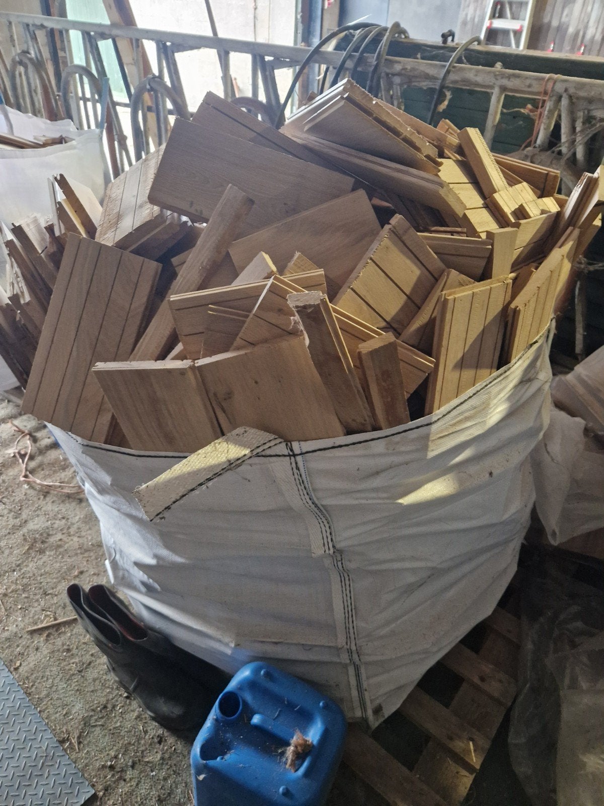 Big Bag Haardhout Eiken Stookhout DROOG, Tuin en Terras, Minder dan 3 m³, Ophalen, Eikenhout
