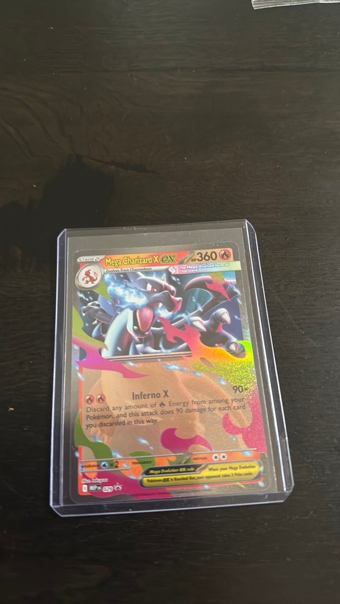Mega charizard ex mega evolution promos, Ophalen of Verzenden, Zo goed als nieuw