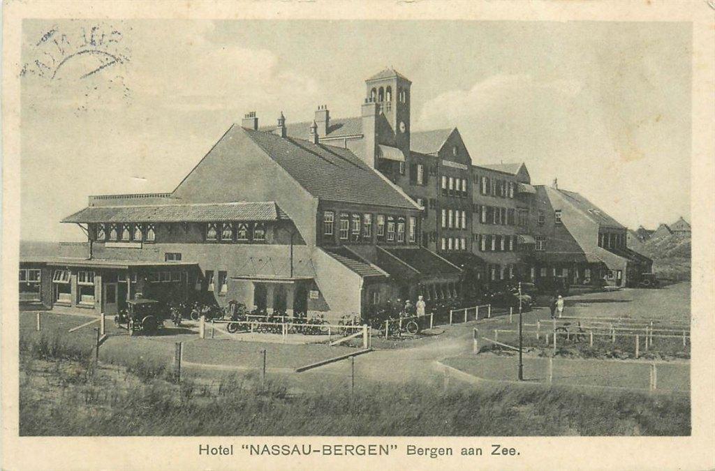 701-417-009 Bergen aan Zee Hotel Nassau Bergen, Verzenden, Voor 1920, Noord-Holland
