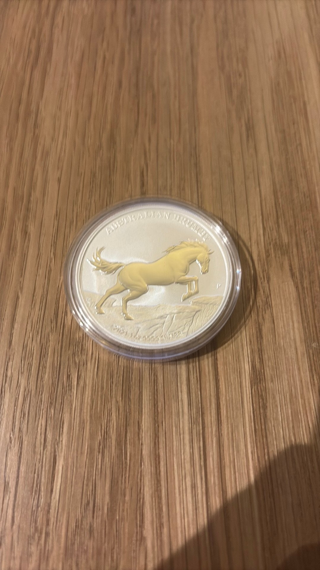 Brumby horse australian 2021 zilver 1 ounce in capsule, Ophalen of Verzenden, Zilver