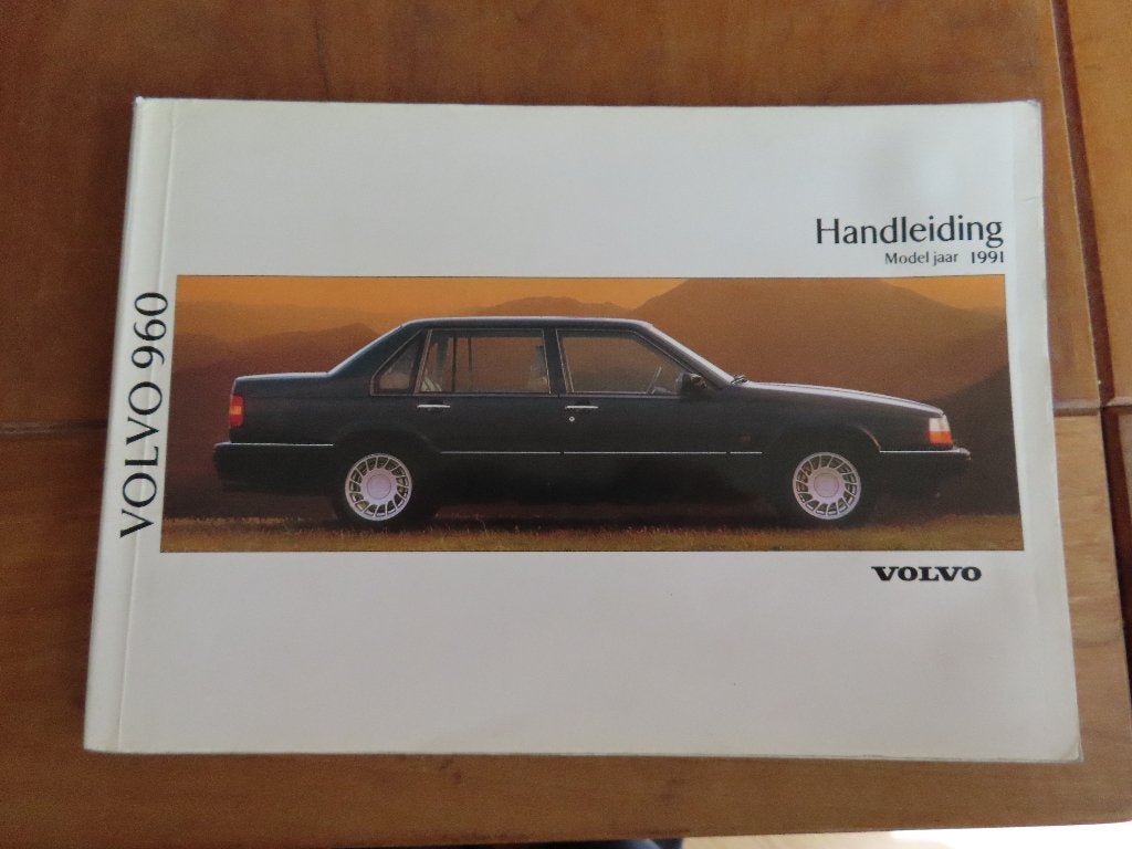 Instructieboek Volvo 960, Volvo 960 Estate 1990, model 1991, Ophalen of Verzenden