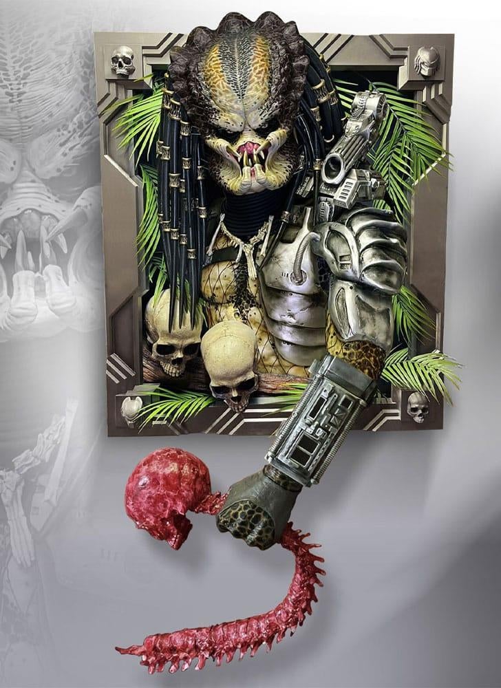 Predator Life-Size Wall Sculpture Predator 45 x 81 x 94 cm, Beeldje, Replica of Model, Nieuw, HCG, Ophalen of Verzenden