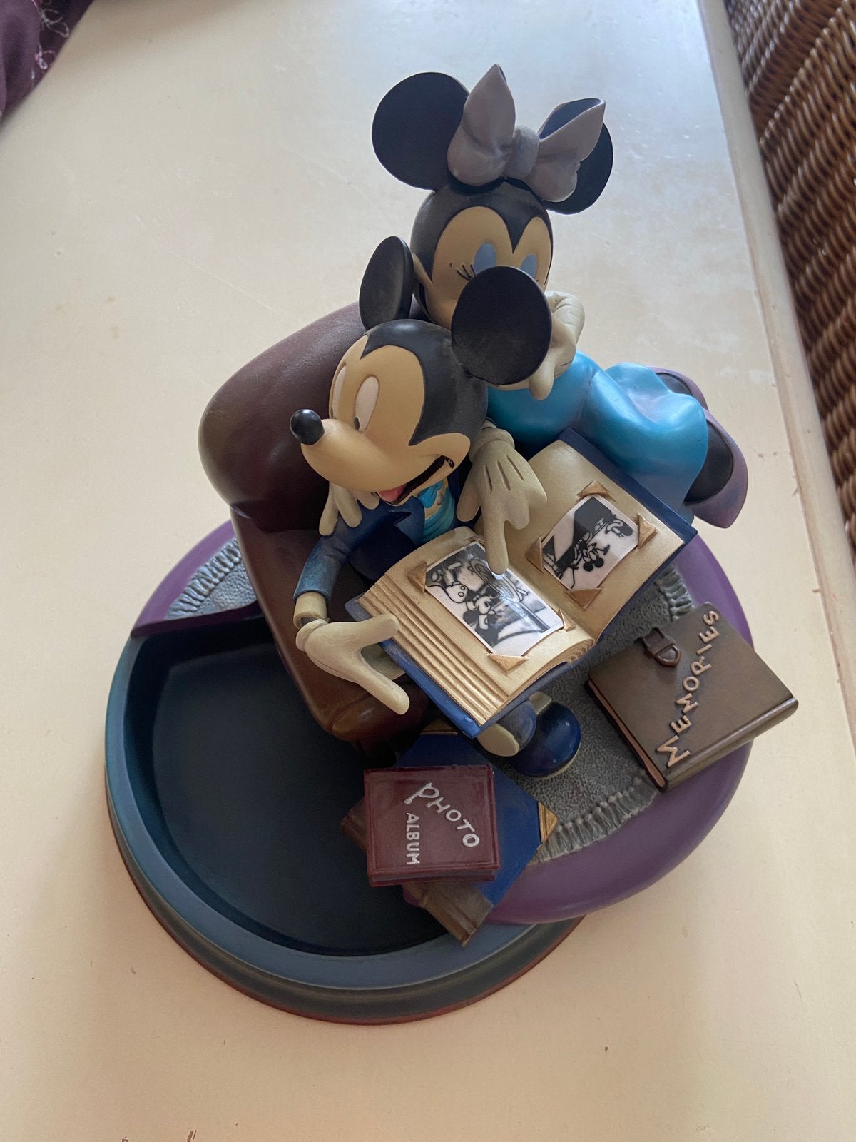Mickey en Minnie Mouse Makrita figuur sieraden Trinket Box, Ophalen of Verzenden, Mickey Mouse, Zo goed als nieuw, Beeldje of Figuurtje