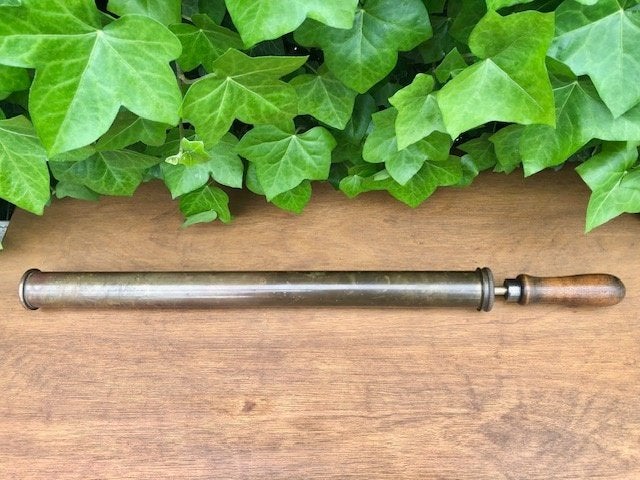 Antieke koperen vloeistofspuit / handspuit (circa 1900), Antiek en Kunst, Antiek | Gereedschap en Instrumenten, Ophalen of Verzenden