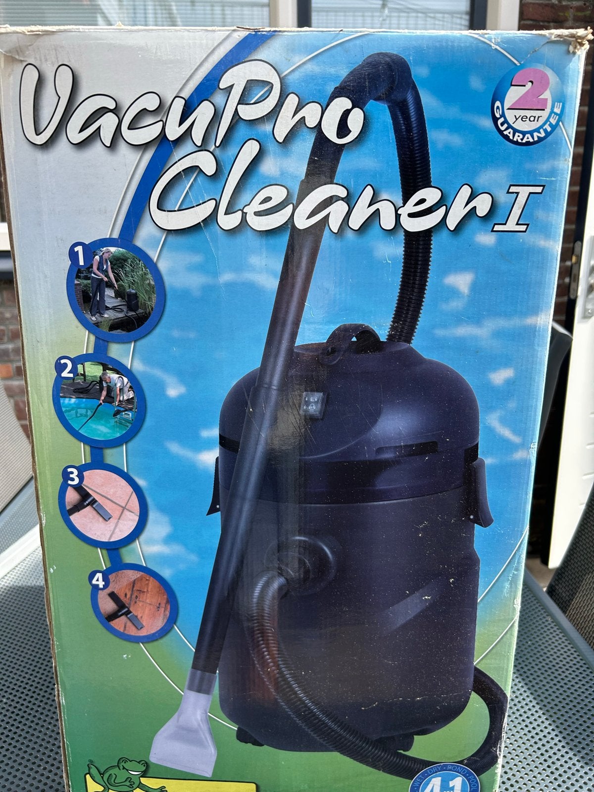 VacuPro Cleaner I Nat- en Droogzuiger voor vijver en zwembad, Gebruikt, Ophalen of Verzenden, Waterstofzuiger, Reservoir