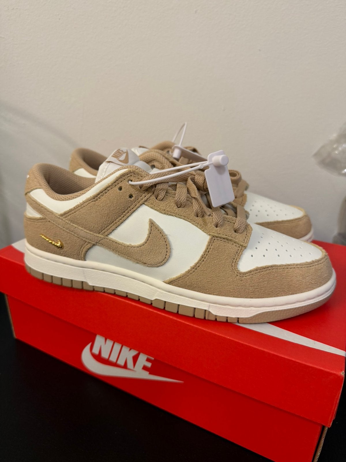 Nieuwe Nike Dunk low dames 41, Verzenden, Wit, Nieuw, Sneakers of Gympen