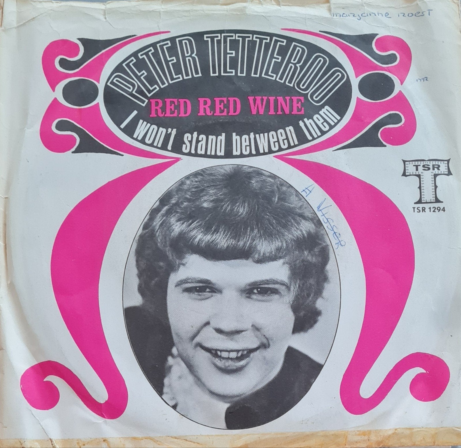 PETER TETTEROO - RED RED WINE (HOES BESCHADIGD), Ophalen of Verzenden, Gebruikt