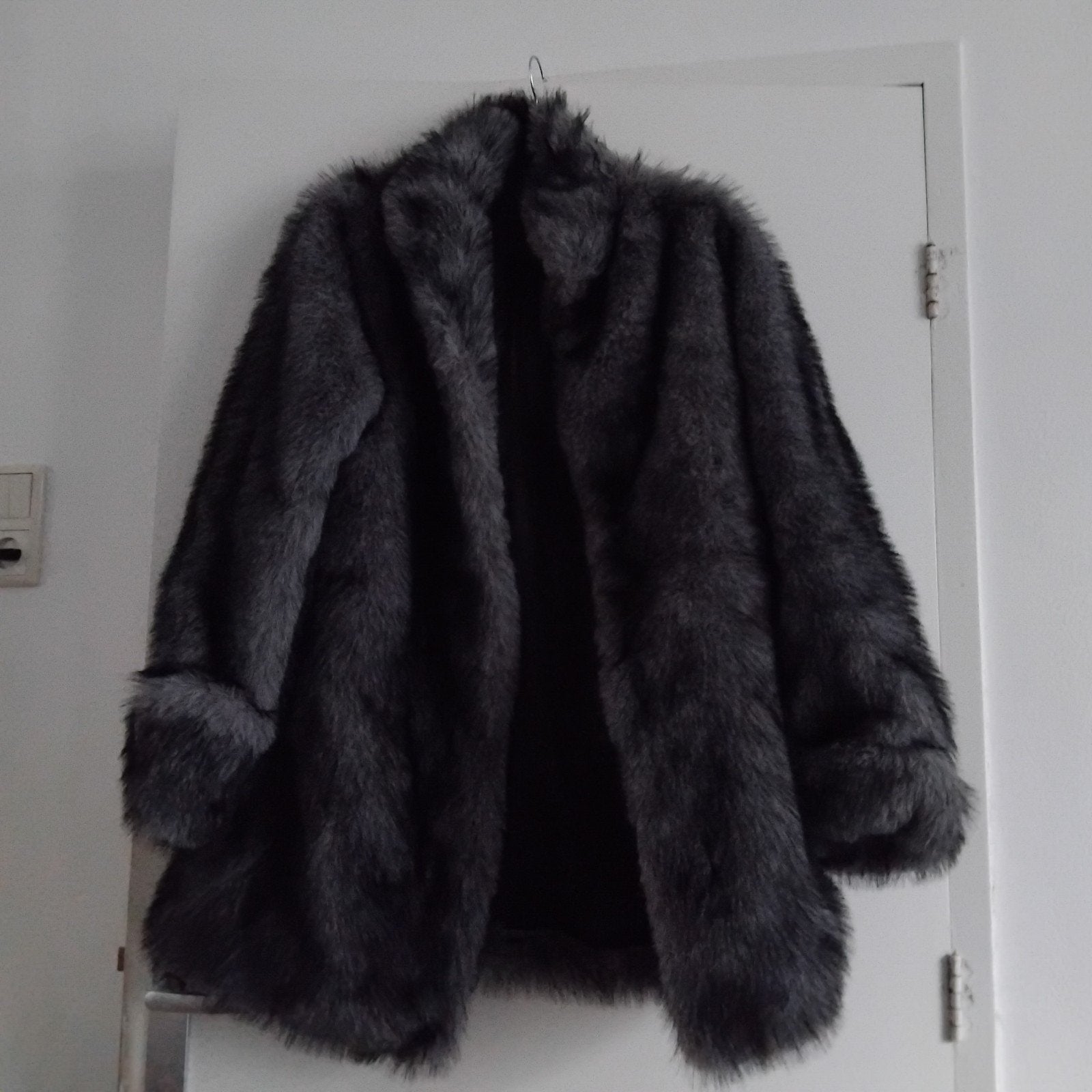 nep bontjas, Kleding | Dames, Ophalen, Zo goed als nieuw, Grijs
