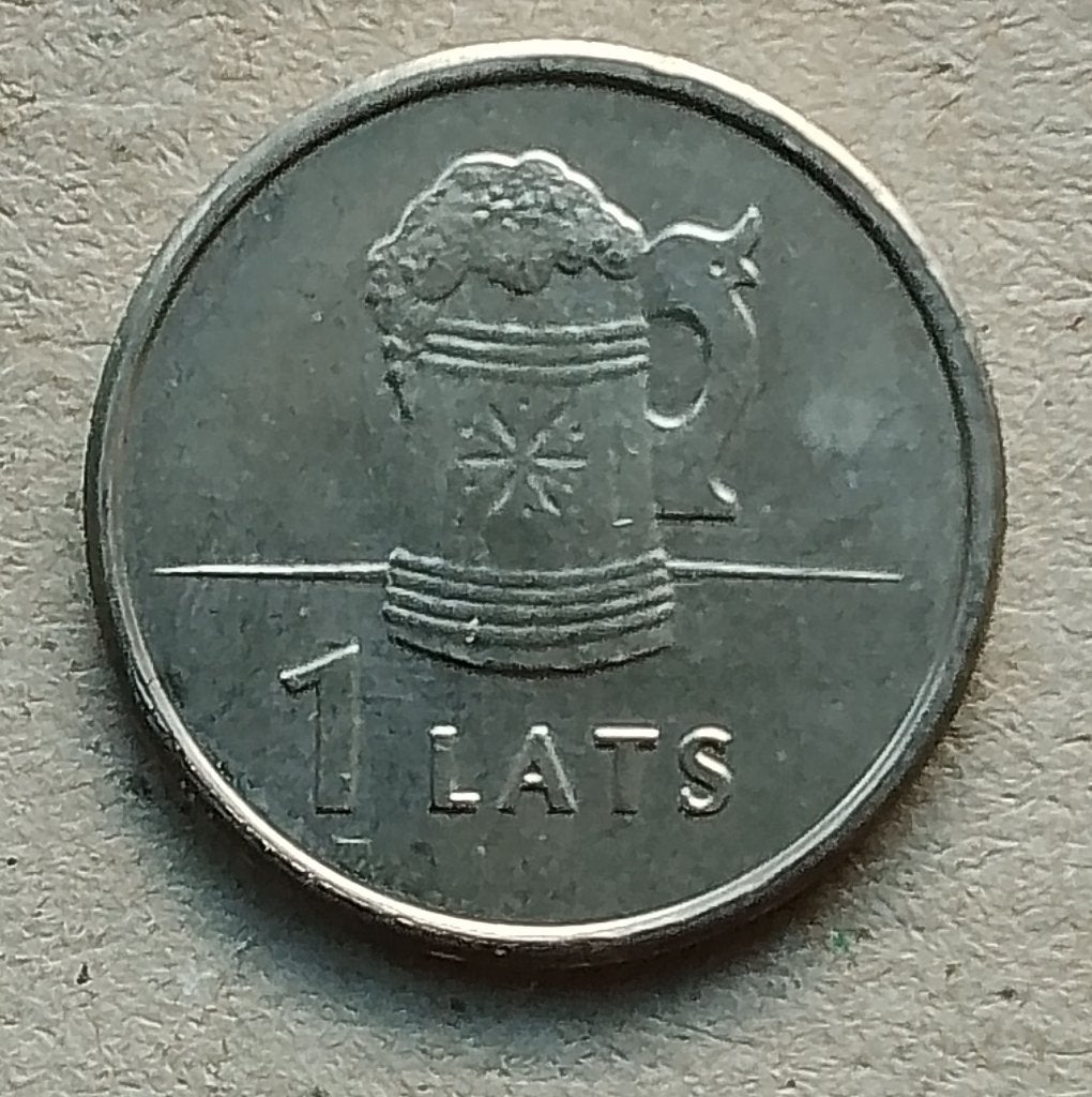 Letland, 1 lats 2011  km119, Ophalen of Verzenden, Overige landen, Losse munt