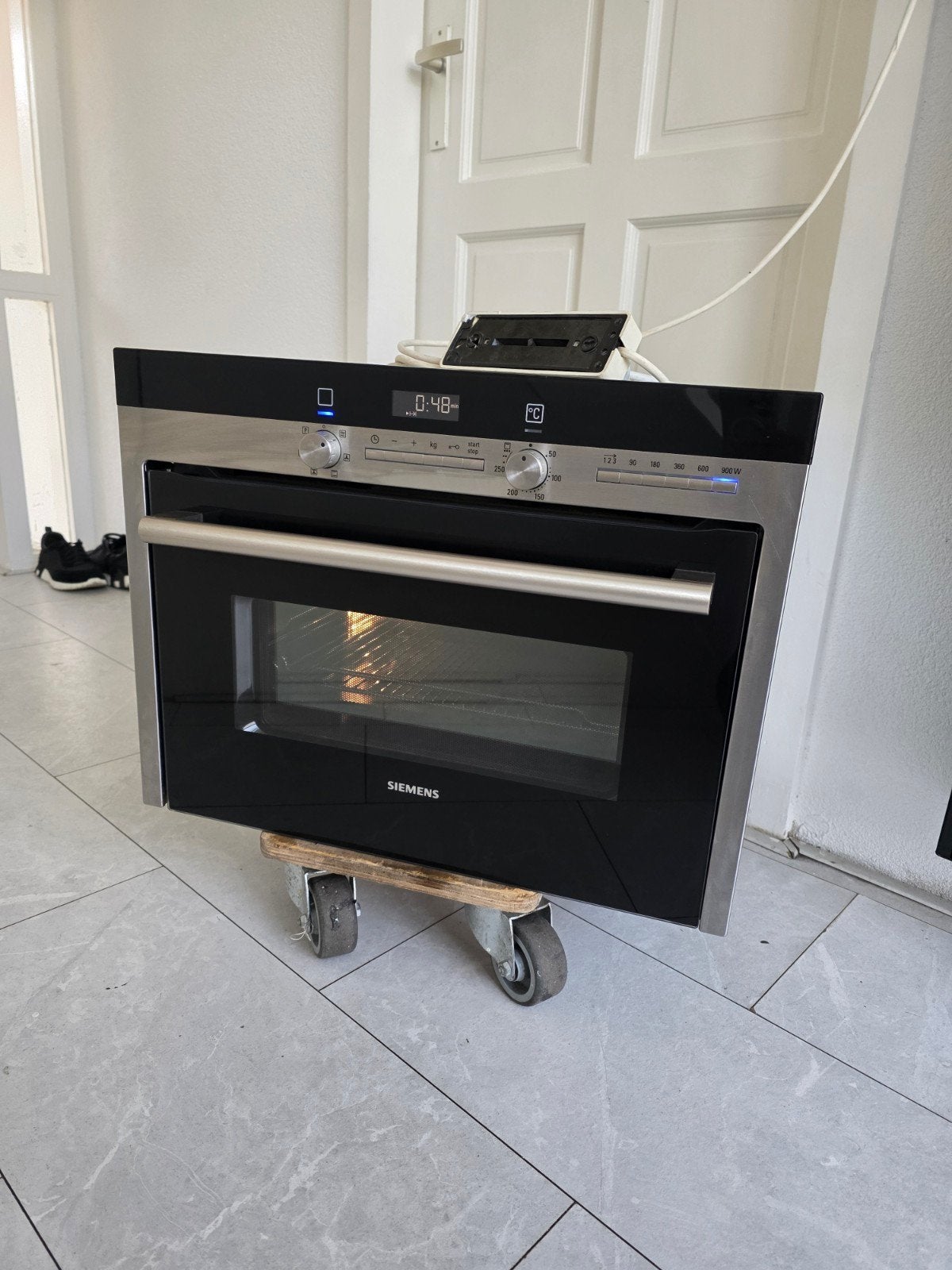 Siemens Inbouw Combi-magnetron HB84E562 - 45x60cm, Ophalen, Minder dan 45 cm, 60 cm of meer, Siemens