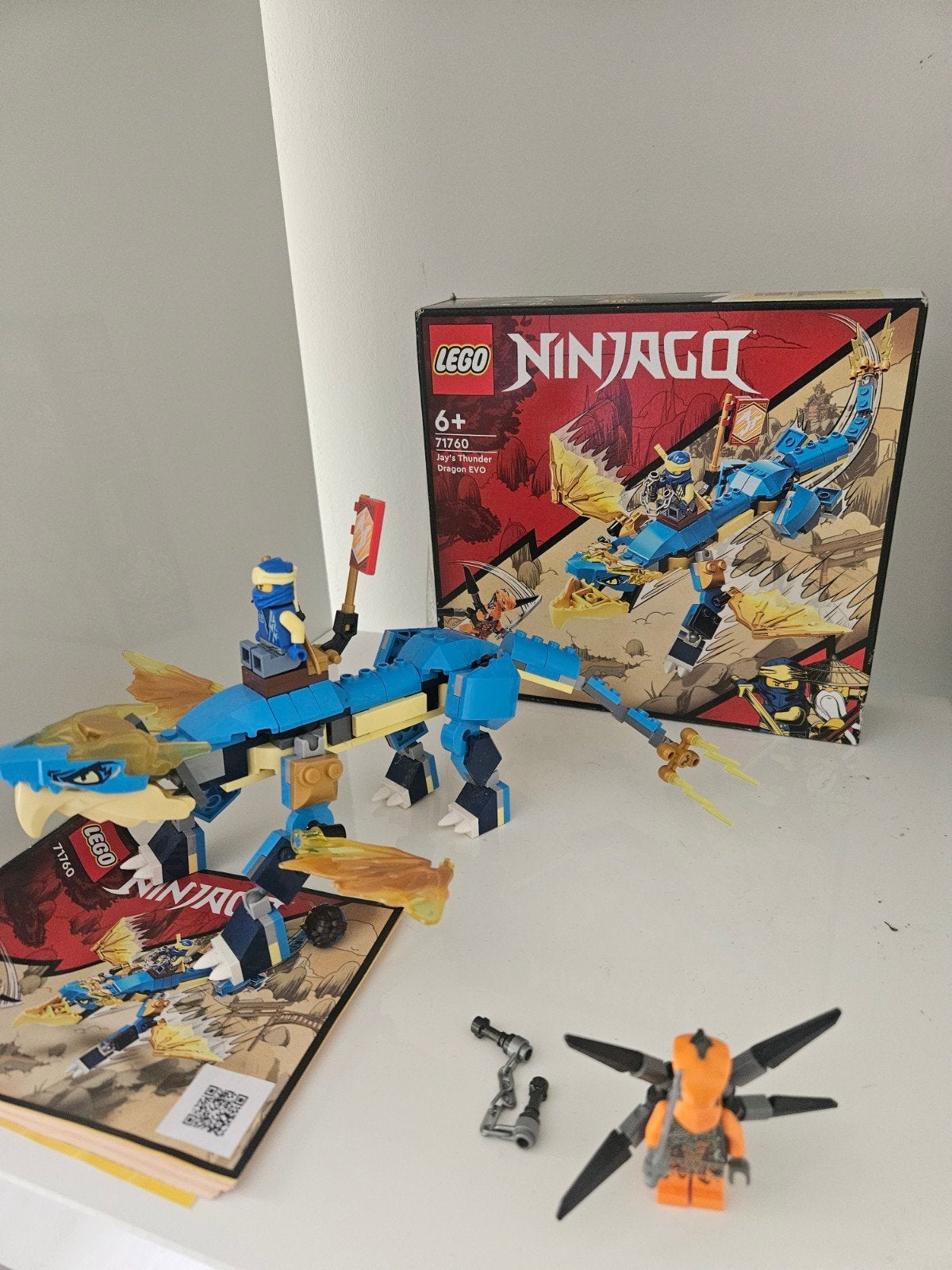 LEGO NINJAGO set Jay's Bliksemdraak, Ophalen of Verzenden, Zo goed als nieuw