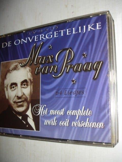 Max van Praag- Zijn 64 Allergrootste Hits- 3-CD- (NIEUW), Verzenden, Nieuw in verpakking, Levenslied of Smartlap