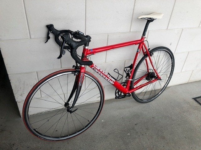 Cannondale racefiets, Fietsen en Brommers, Fietsen | Racefietsen, 28 inch, Gebruikt, Aluminium, 15 tot 20 versnellingen
