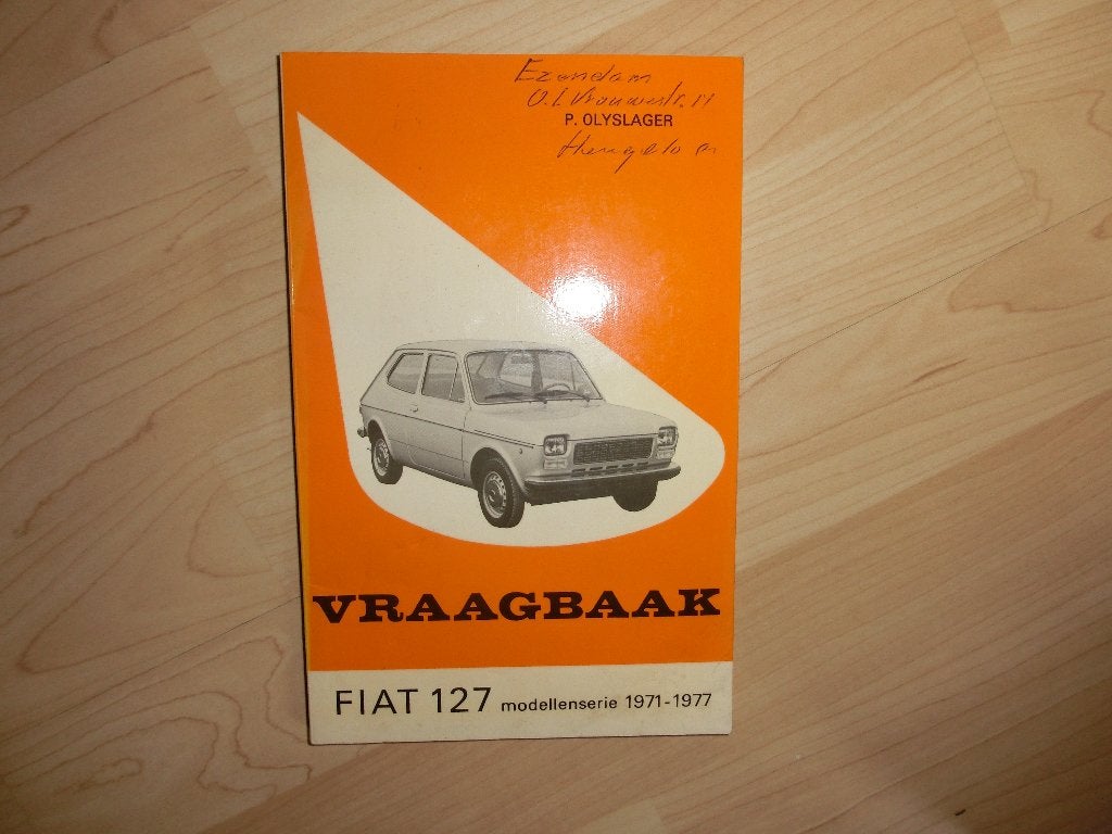 6 Vraagbakens P. Olyslager + instr.boek DAF F3300, Ophalen of Verzenden