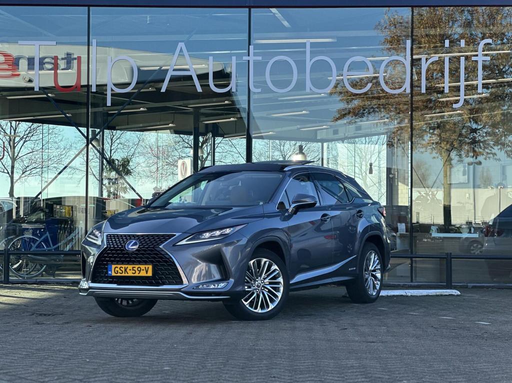Lexus RX 450h AWD President Line Pano leder Navi Lmv Vol, Auto's, Gebruikt, Euro 6, Adaptive Cruise Control, 2000 kg