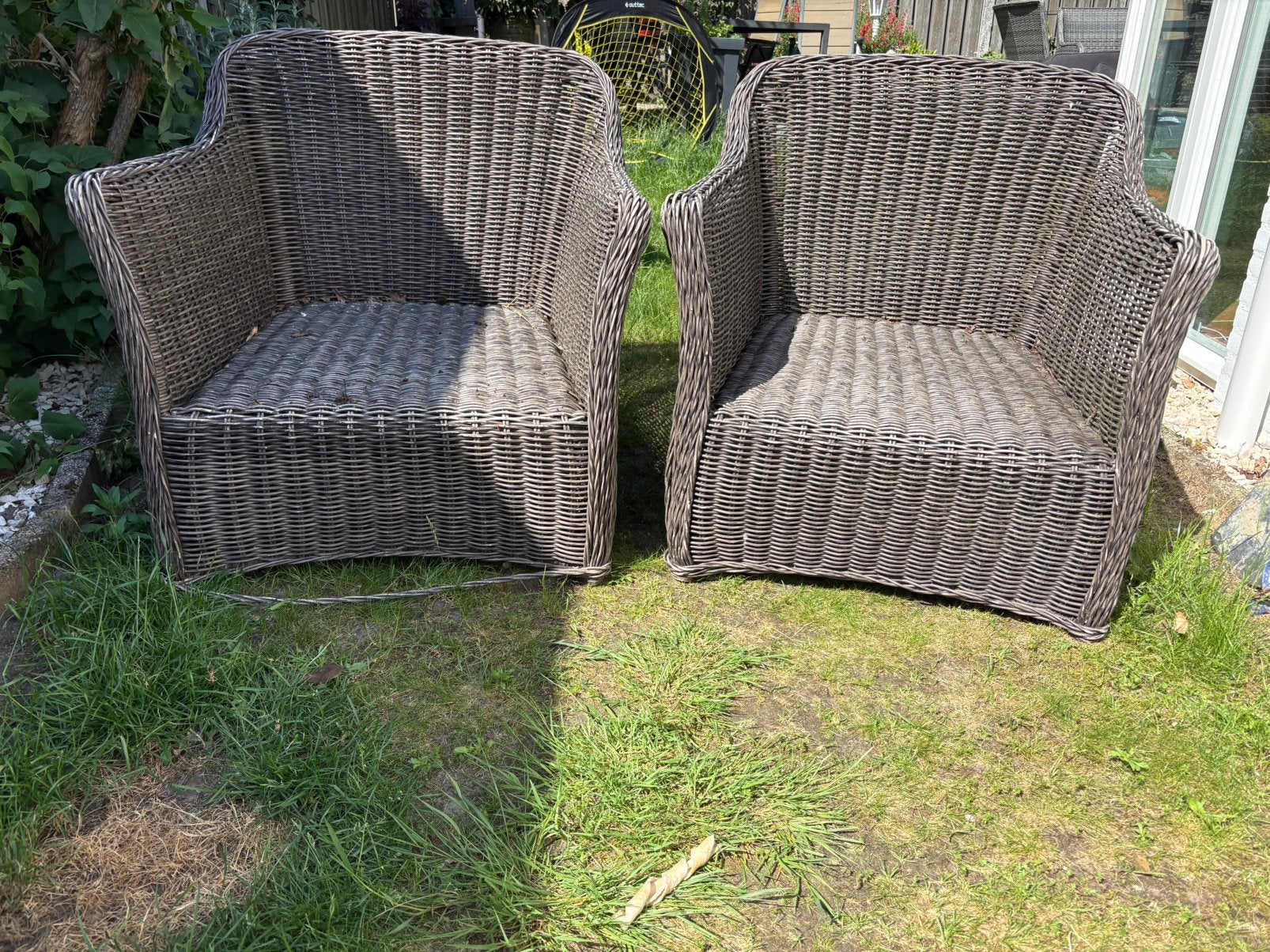 Lounge stoelen 2, Tuin en Terras, Ophalen, Gebruikt, Kunststof