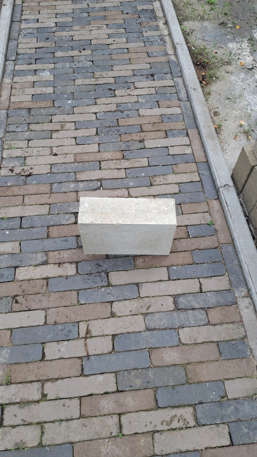 25 Bia grindbetonblokken 300x100x200 mm klinker grijs, Ophalen, Nieuw