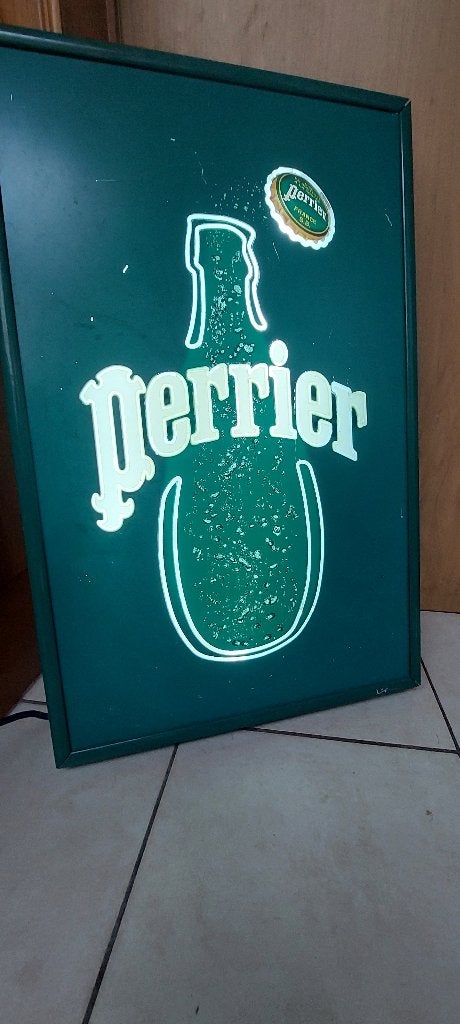 lichtreclame Perrier, Ophalen of Verzenden, Nieuw, Lichtbak of (neon) lamp