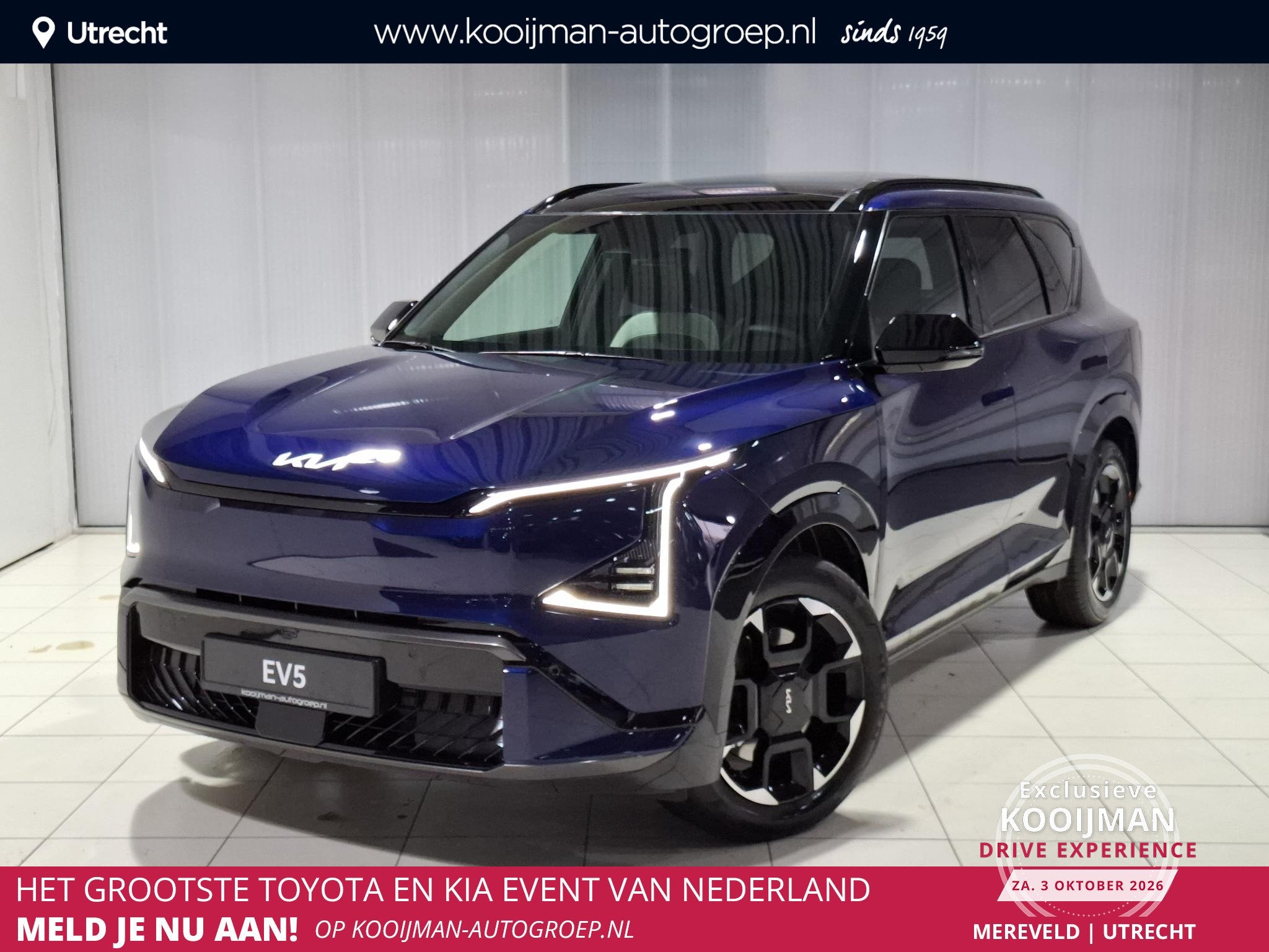 Kia EV5 GT-Line Business Edition 81.4 kWh Nu te bestellen !, Auto's, 81 kWh, 1992 kg, 218 pk, Nieuw