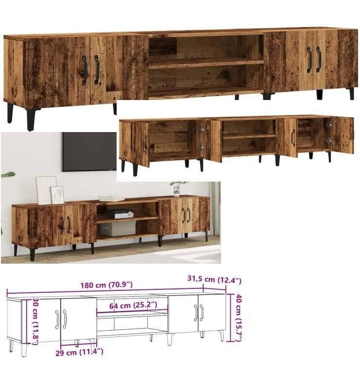 TV meubel zgan zsm ophalen, Huis en Inrichting, Ophalen, Overige materialen, 150 tot 200 cm, Zo goed als nieuw