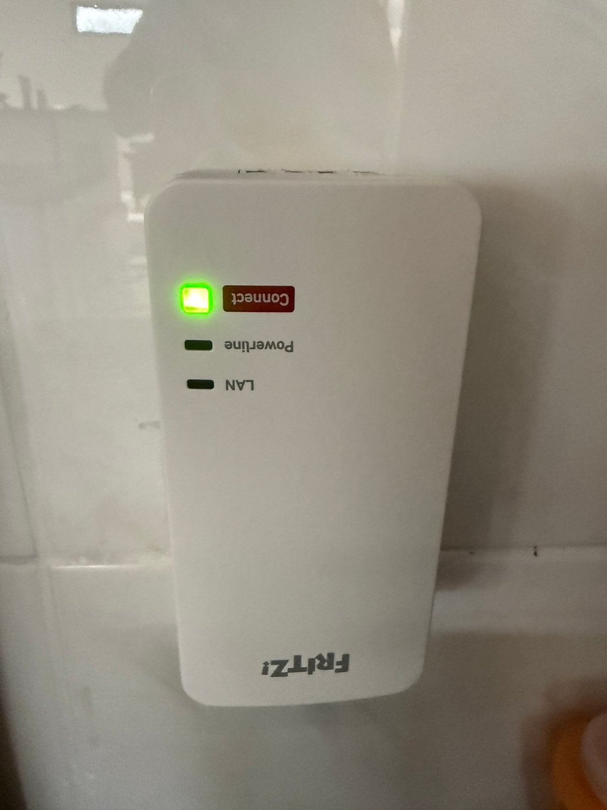 Fritz powerline 1210 internet via stopcontact, Ophalen of Verzenden, Zo goed als nieuw, FRITZ!Powerline