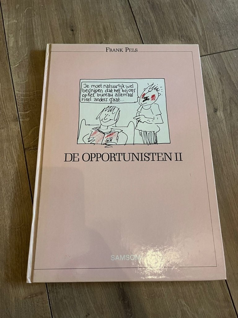 Opportunisten II" van Frank Pels,, Eén stripboek, Ophalen of Verzenden, Zo goed als nieuw