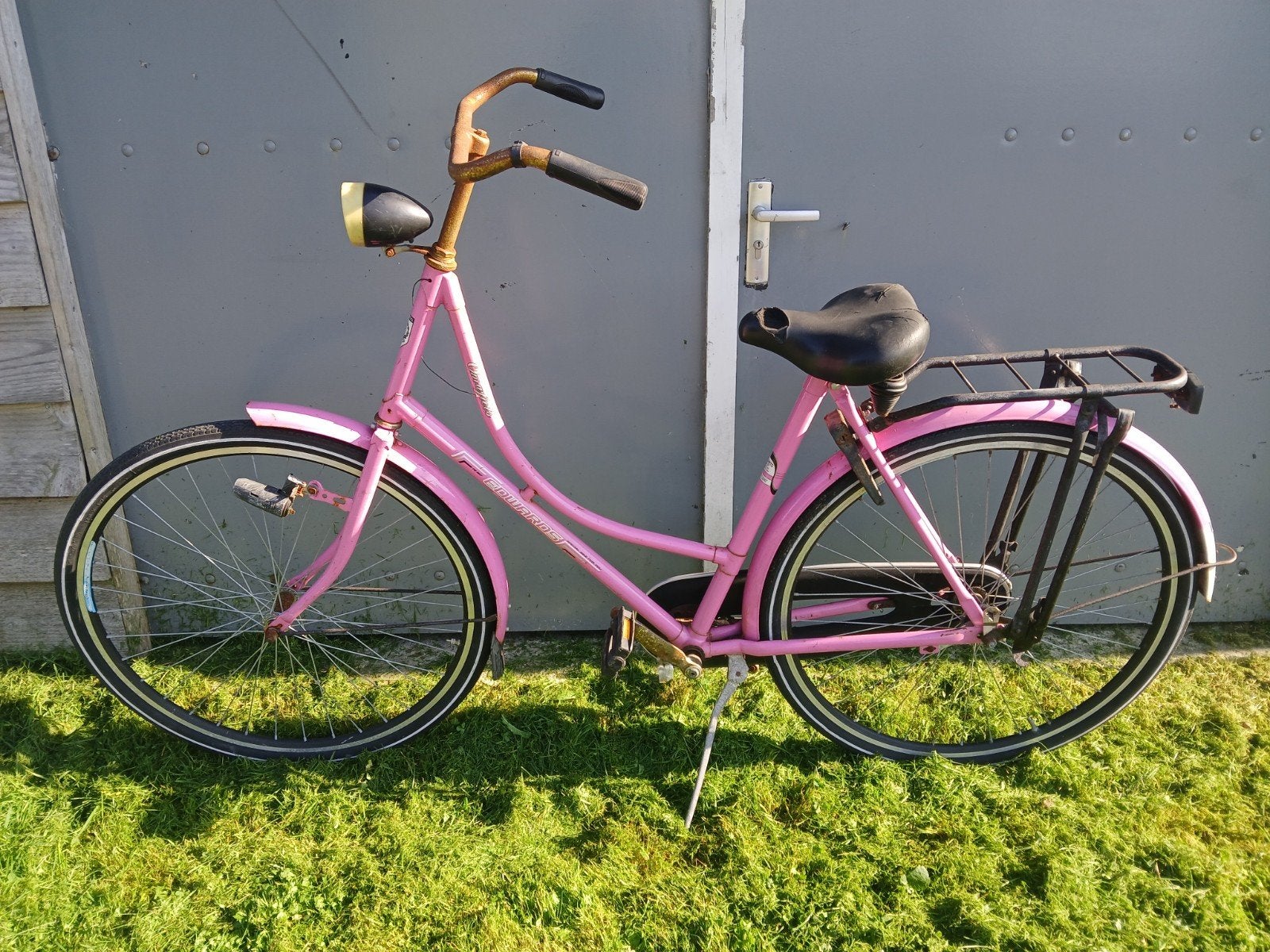 simpele omafiets, Fietsen en Brommers, Ophalen, Gebruikt, Terugtraprem