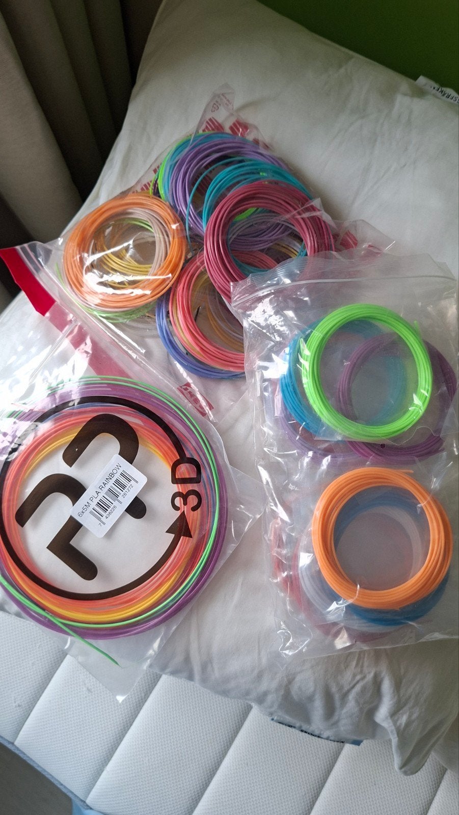 Verschillende kleuren filament voor 3d-pen, Ophalen, Nieuw, Filamentrollen