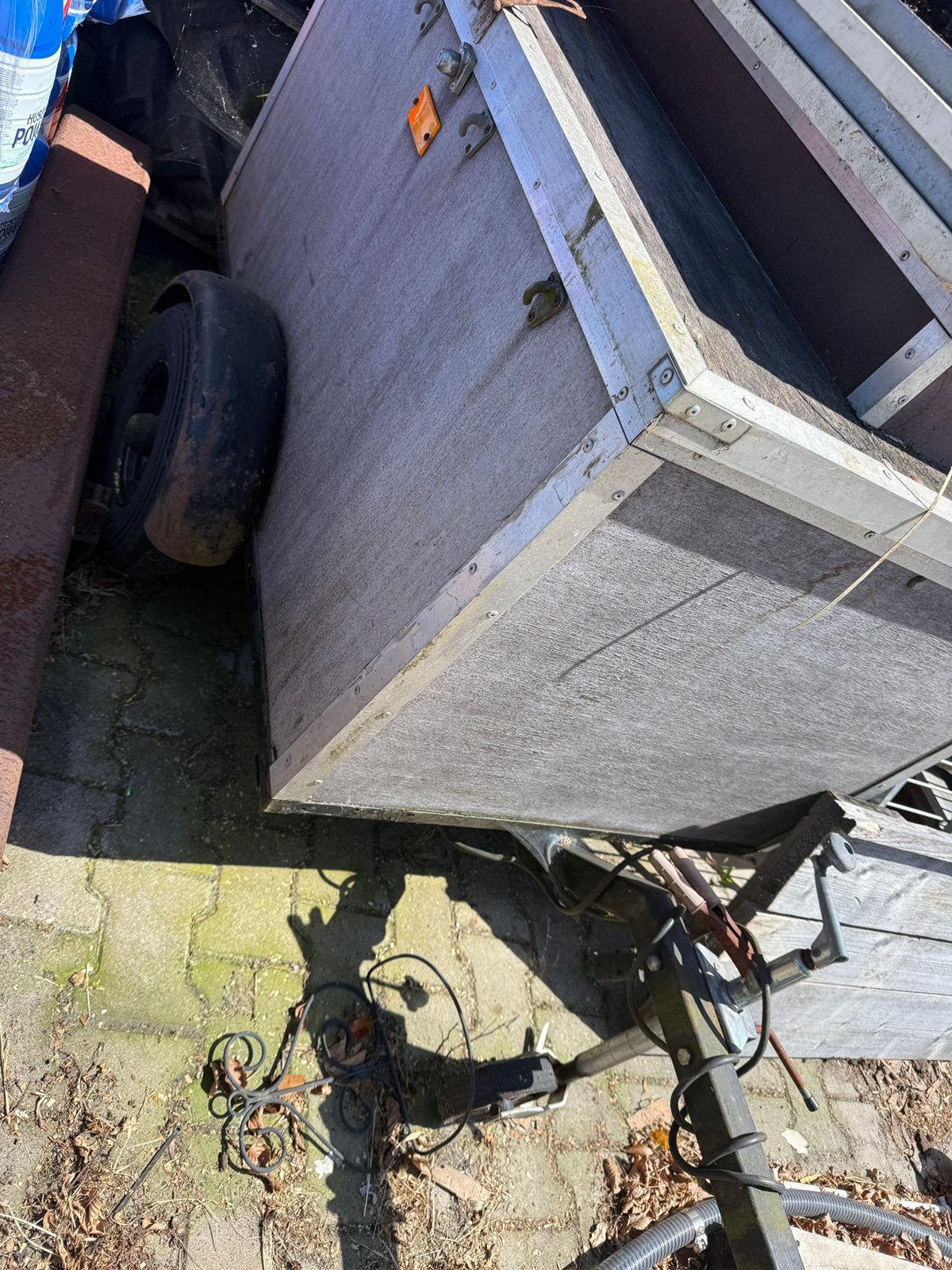 Bagage kar met klep, Ophalen, Zo goed als nieuw, Minder dan 15 m²
