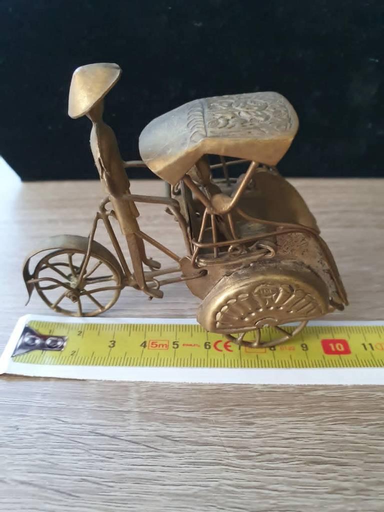 Vintage miniatuur Riksja ( Aziatisch), Antiek en Kunst, Ophalen, Koper