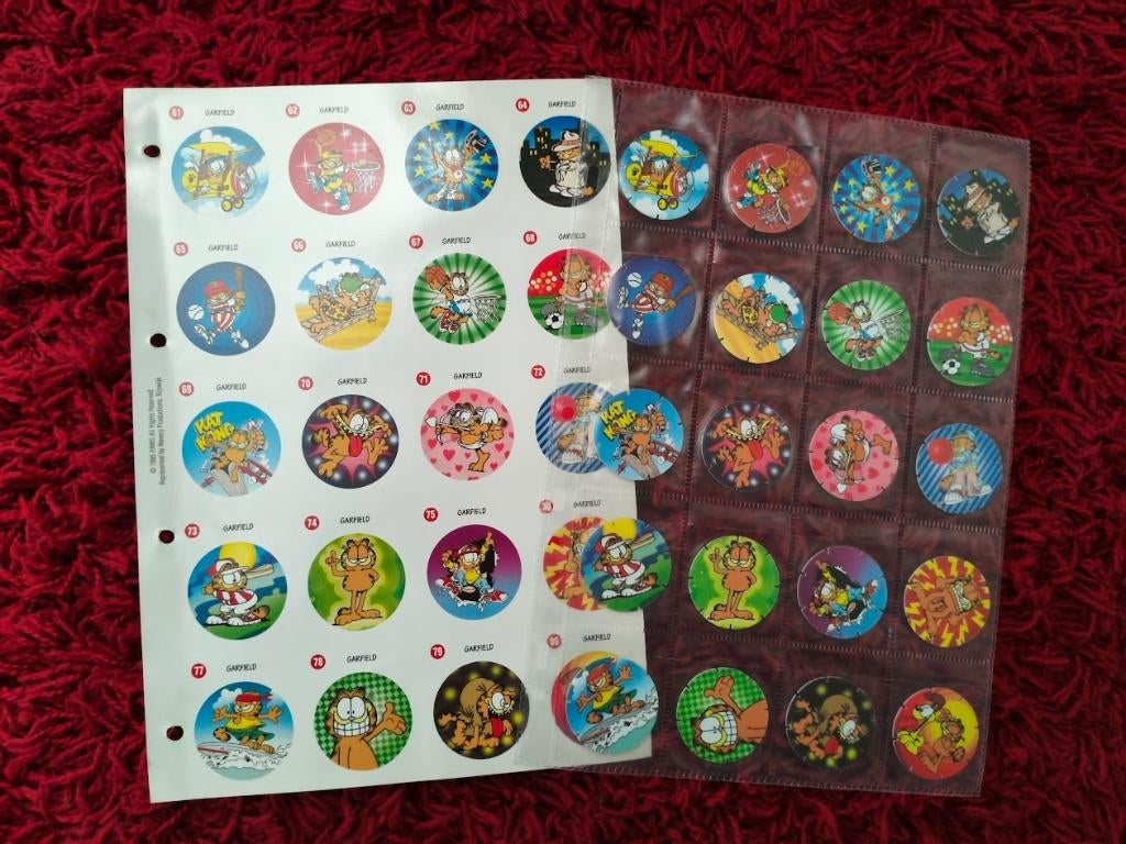 Verzamel flippo`s Garfield Tazos, Verzamelen, Ophalen of Verzenden, Looney Tunes, Losse flippo's