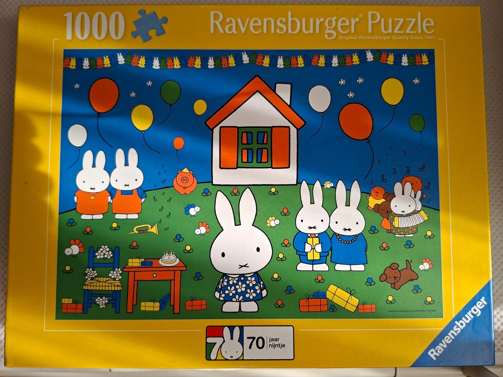 Ravensburger Nijntje Puzzel 1000 stukjes - Zo goed als nieuw, Ophalen of Verzenden