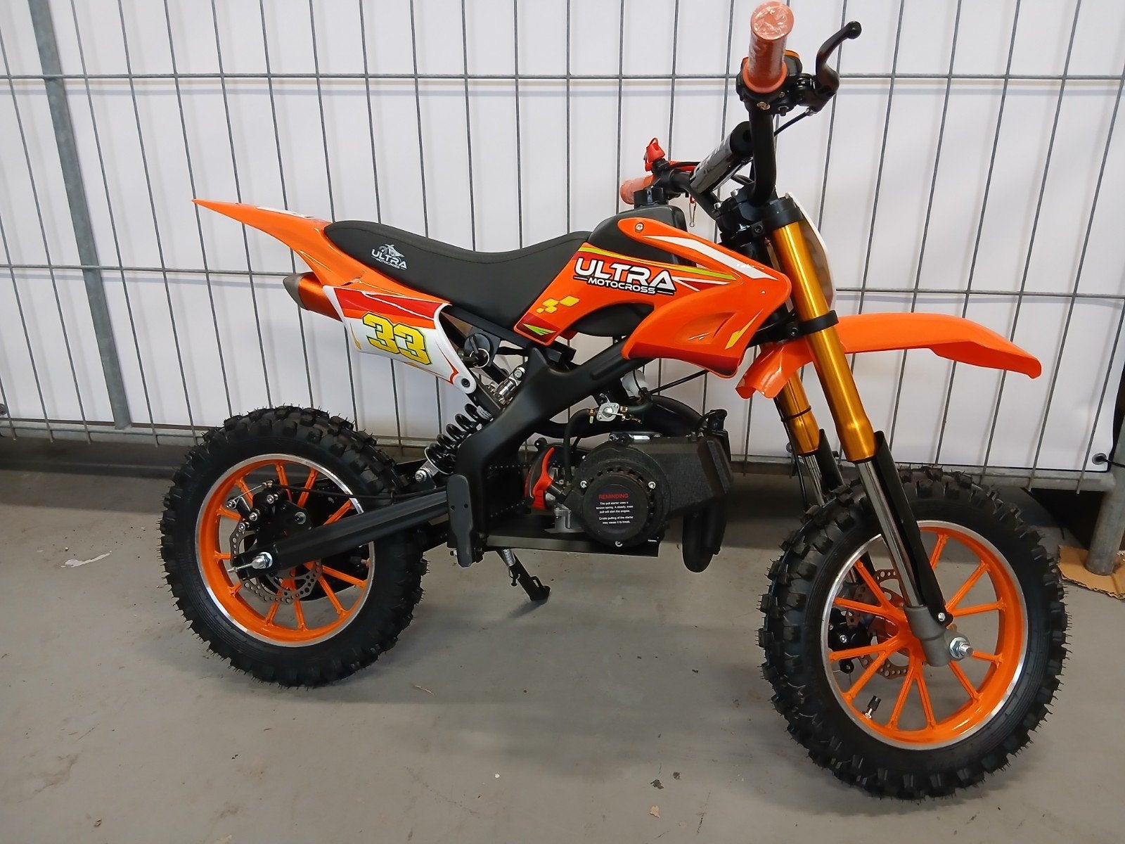 Nieuwe Ultra 49cc 2takt kinder crosser, Fietsen en Brommers, Ophalen, Nieuw, Pitbike