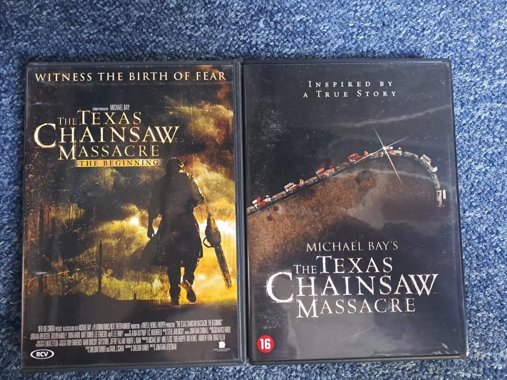 Texas chainsaw massacre- 2x (dvd), Cd's en Dvd's, Dvd's | Horror, Vanaf 16 jaar, Ophalen of Verzenden, Zo goed als nieuw, Overige genres