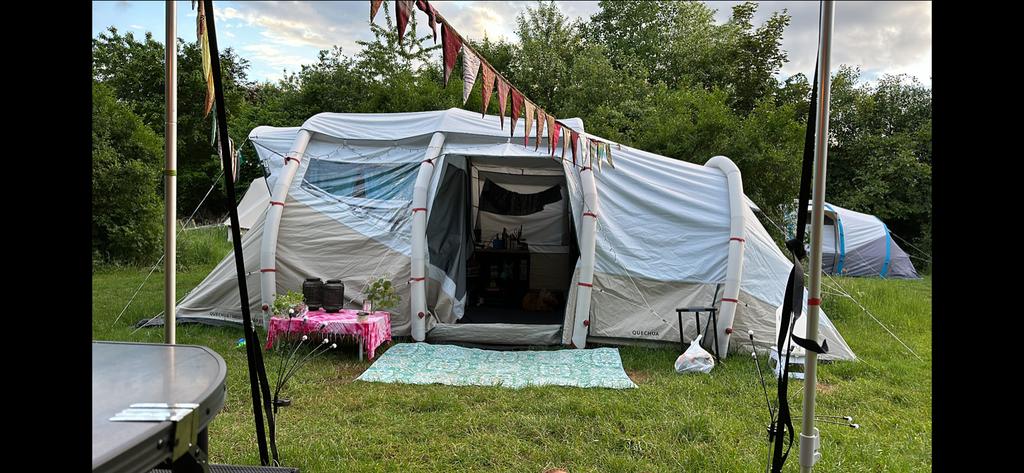 Quechua Air Seconds 6.3 XL Opblaasbare Tent, Ophalen, Gebruikt, Tot en met 6