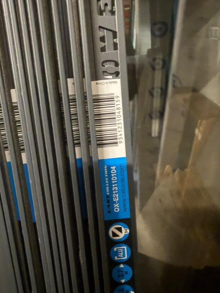 Eltex Hoekprofiel Ox-Tools OX-E213110104, Doe-het-zelf en Verbouw, Ophalen, Nieuw, Aluminium