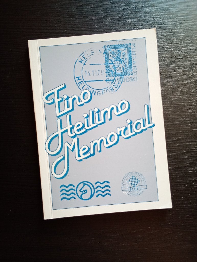 Fino Heilimo memorial 1989, Ophalen of Verzenden, Minder dan 500 stukjes, Zo goed als nieuw, Schaken