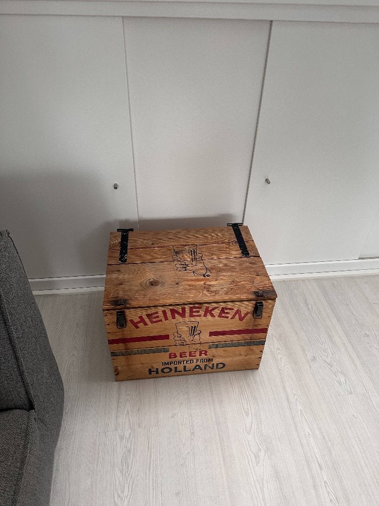 Heineken vintage kistje, Ophalen, Gebruikt, Overige typen, Heineken