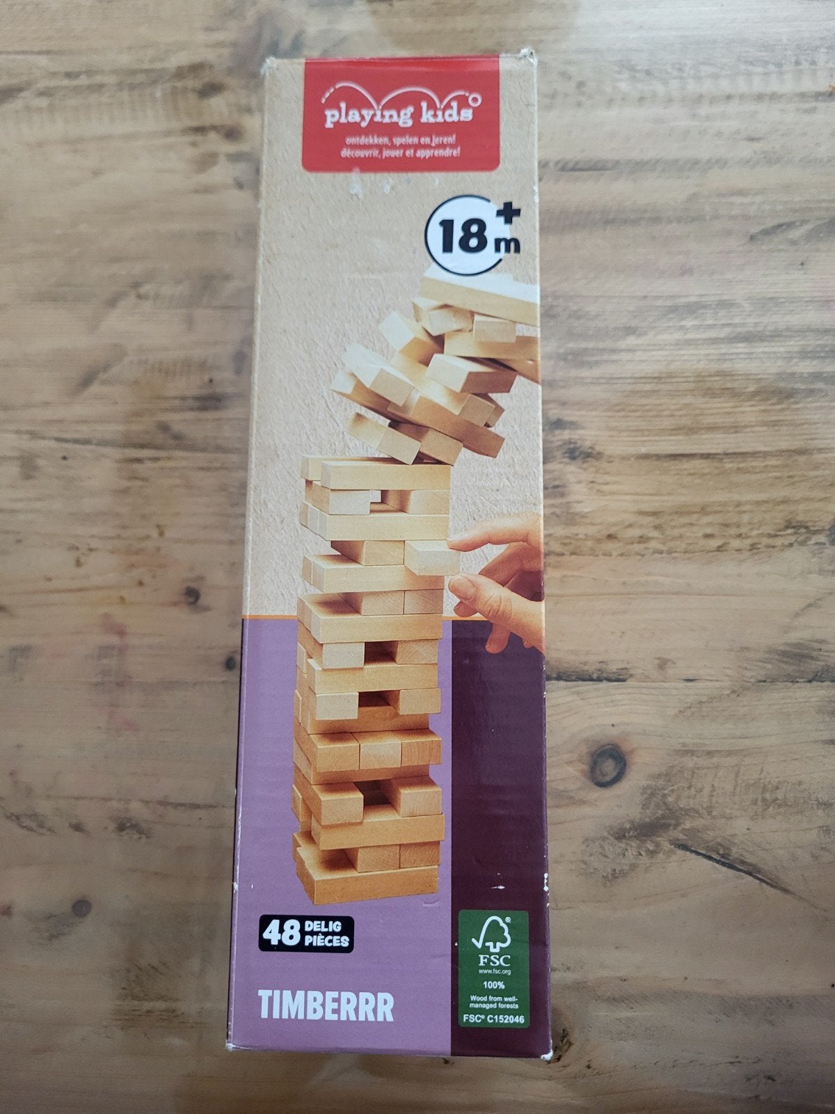 jenga, Hobby en Vrije tijd, Gezelschapsspellen | Overige, Drie of vier spelers, Ophalen, Zo goed als nieuw