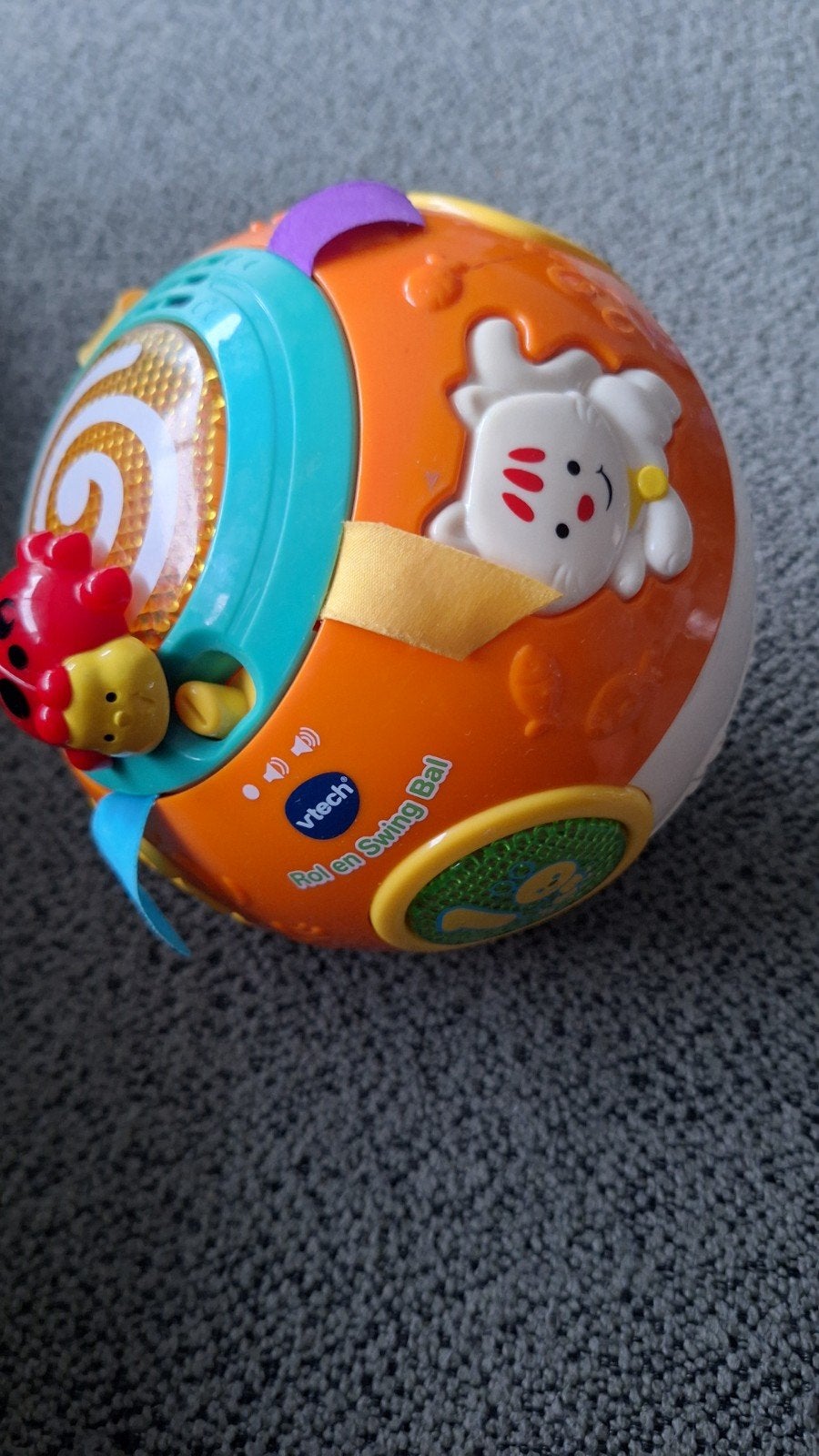 VTech Rol en Swing Bal - Interactief babyspeelgoed, Ophalen of Verzenden, Gebruikt, Overige typen, Met licht