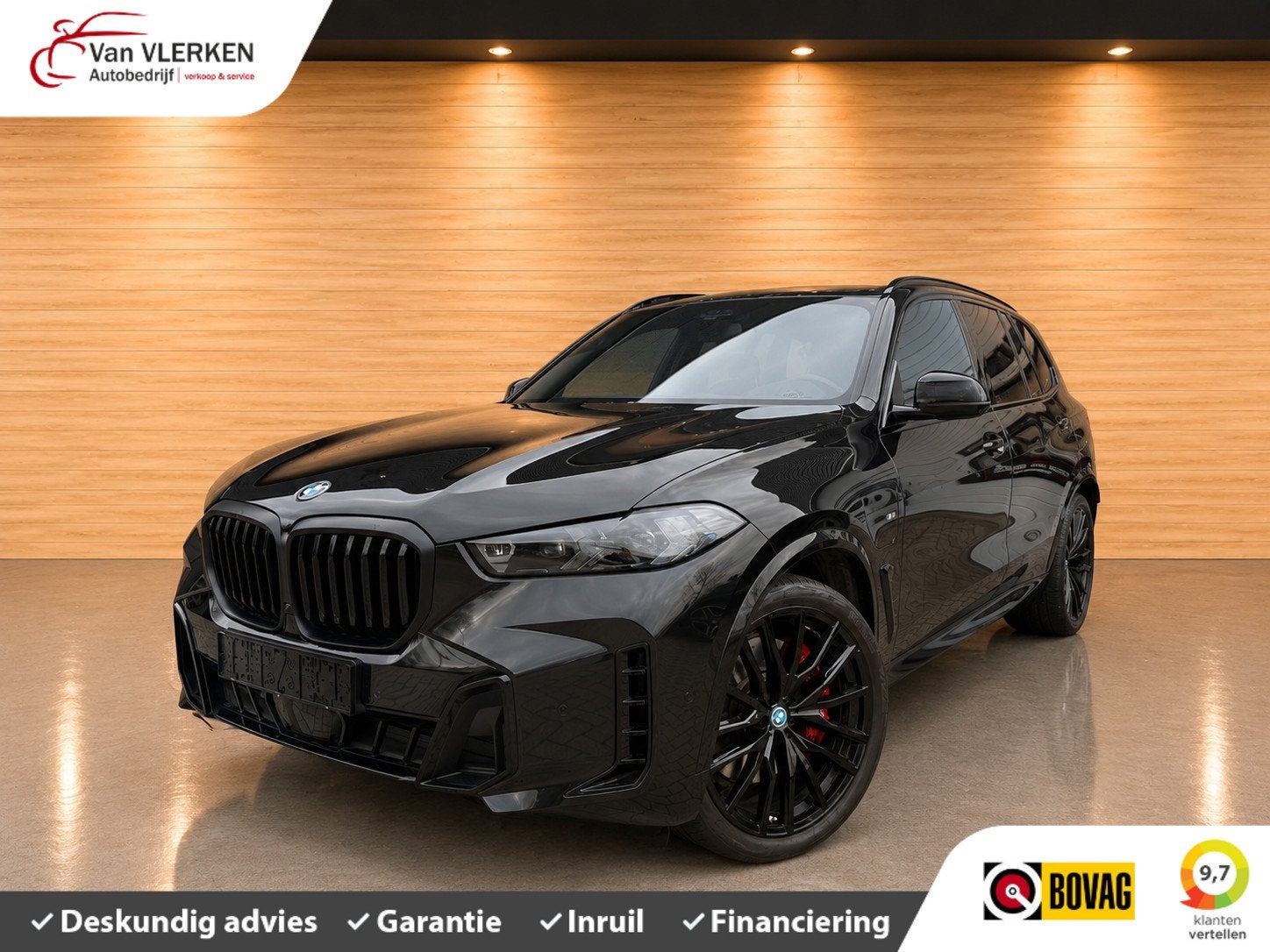 BMW X5 xDrive50e M SPORT HEADUP PANO 22 INCH TREKHAAK, Auto's, BMW, 12 maanden, Gebruikt, 2395 kg, Zwart